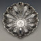 1895 British antique sterling silver shell dish with legs 238g James Dixon